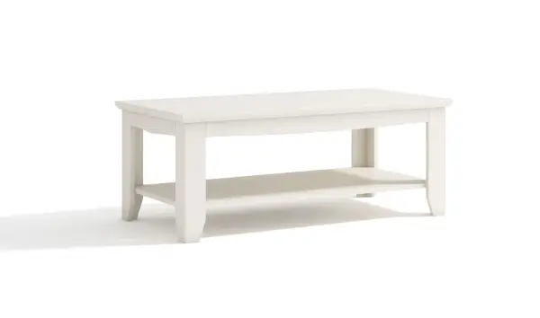 Mesa centro colonial con estante elevable Bora Bora